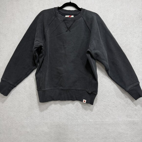 Best Made Co Sweatshirt Mens Small Black Crewneck Pullover 100% Supima Cotton - Picture 1 of 9